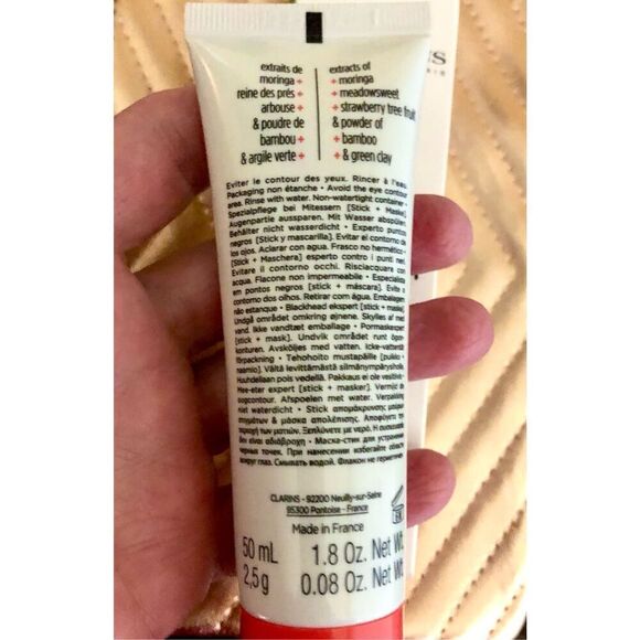 CLARINS - NWT - My Clarins Clear Out Blackhead Expert (Stick + Mask) Full Size - Picture 12 of 15